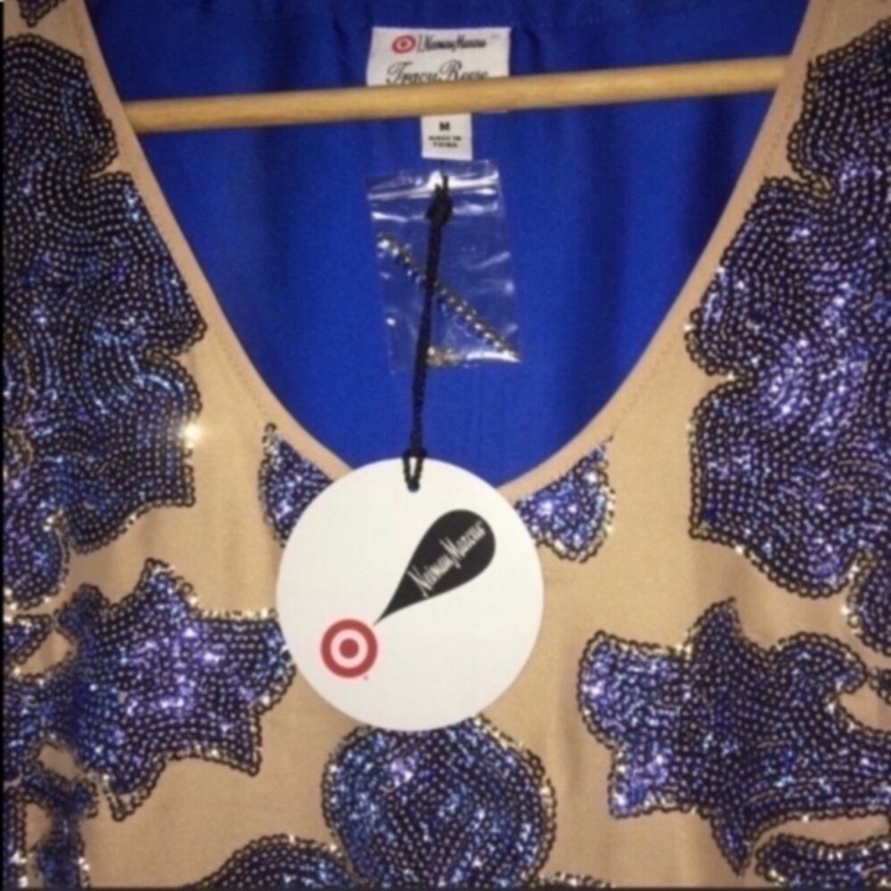 NWT Tracy Reese FT Sequined Blouse - Picture 7 of 7